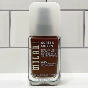 Milani Cosmetics 530 Warm Mahogany Screen Queen Foundation